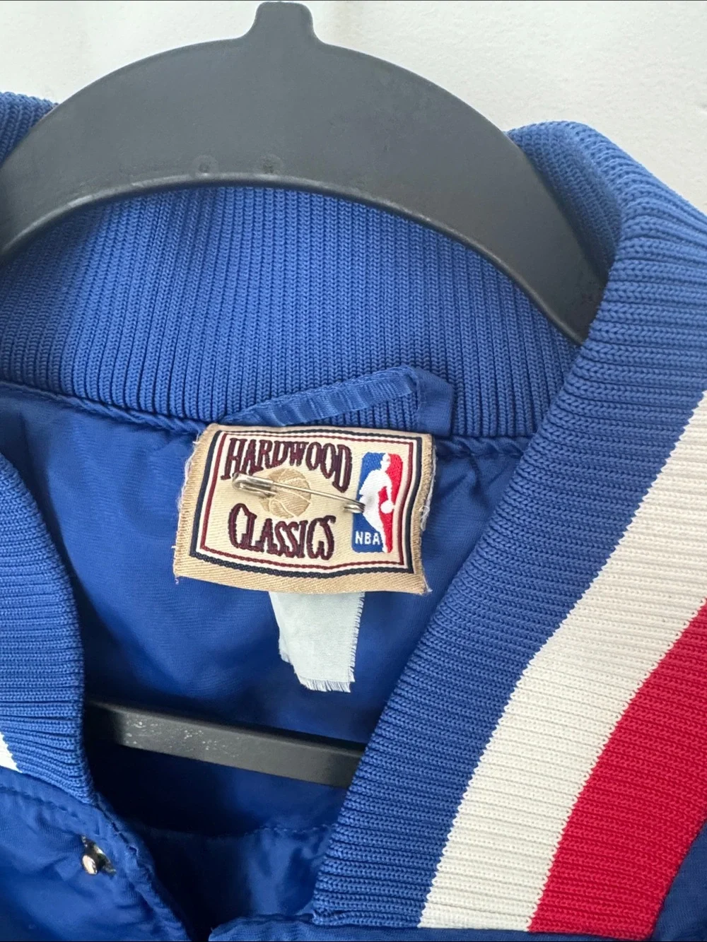 Vintage Philadelphia 76ers Sixers Majestic Hardwood Classics NBA Jacket